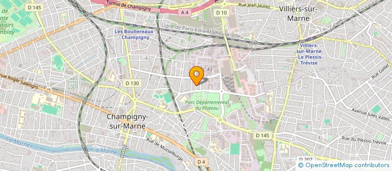 localisation de l'entreprise MADAME LAURENCE EOUZAN à CHAMPIGNY-SUR-MARNE