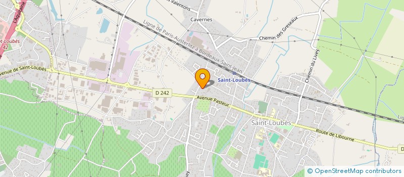 localisation de l'entreprise MADAME LAURENCE ERRERA  SAINT-LOUBES