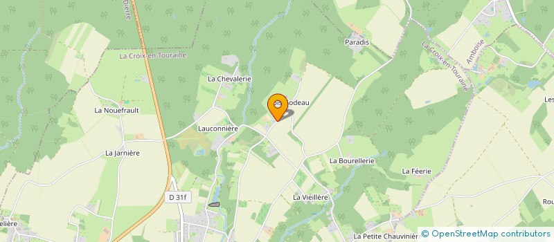 localisation de l'entreprise MADAME LAURENCE ESCALIER  LA CROIX-EN-TOURAINE