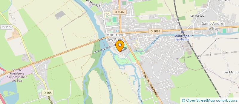 localisation de l'entreprise MADAME LAURENCE ESPIGOLE  MONTROND-LES-BAINS