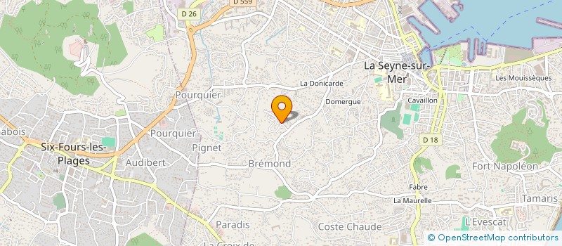 localisation de l'entreprise MADAME LAURENCE FABRER à LA SEYNE SUR MER