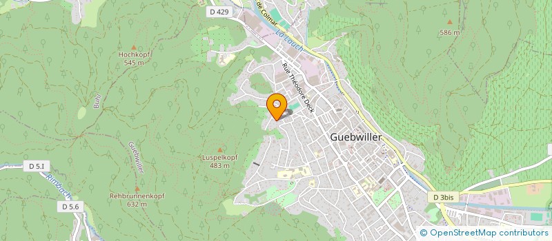 localisation de l'entreprise MADAME LAURENCE FAHRER  GUEBWILLER