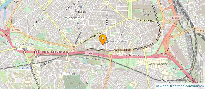 localisation de l'entreprise MADAME LAURENCE FAIDHERBE à LILLE