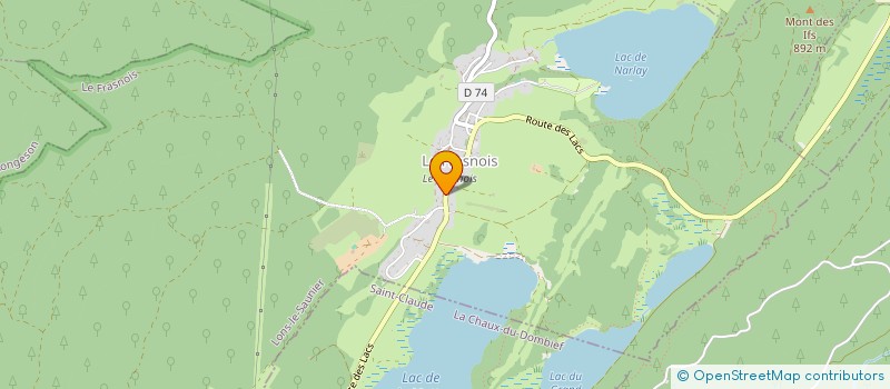 localisation de l'entreprise MADAME LAURENCE FAIVRE  LE FRASNOIS