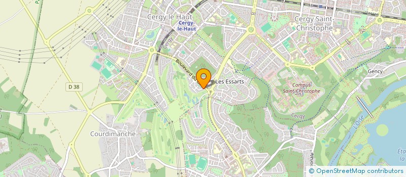 localisation de l'entreprise MADAME LAURENCE FALEMPIN  COURDIMANCHE