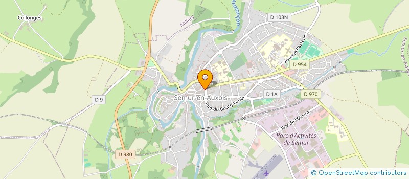 localisation de l'entreprise MADAME LAURENCE FARGE à SEMUR-EN-AUXOIS