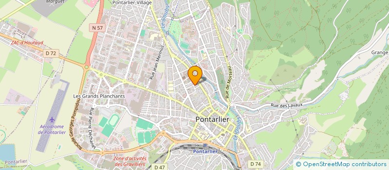 localisation de l'entreprise MADAME LAURENCE FARINA à PONTARLIER