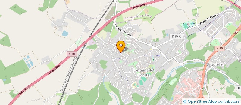 localisation de l'entreprise MADAME LAURENCE FAULCON  FONTAINE-LE-COMTE