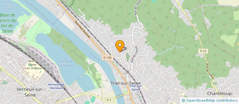 localisation de l'entreprise MADAME LAURENCE FAUQUET-LEMAITRE  TRIEL-SUR-SEINE