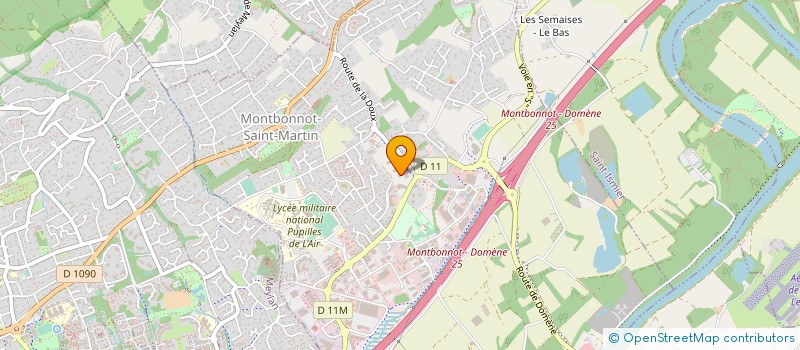 localisation de l'entreprise MADAME LAURENCE FAURE  MONTBONNOT-SAINT-MARTIN