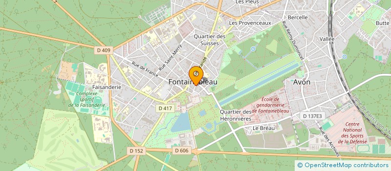 localisation de l'entreprise MADAME LAURENCE FAURE à FONTAINEBLEAU