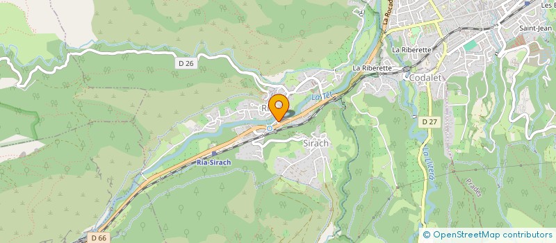 localisation de l'entreprise MADAME LAURENCE FAUVET-MESSAT  RIA-SIRACH