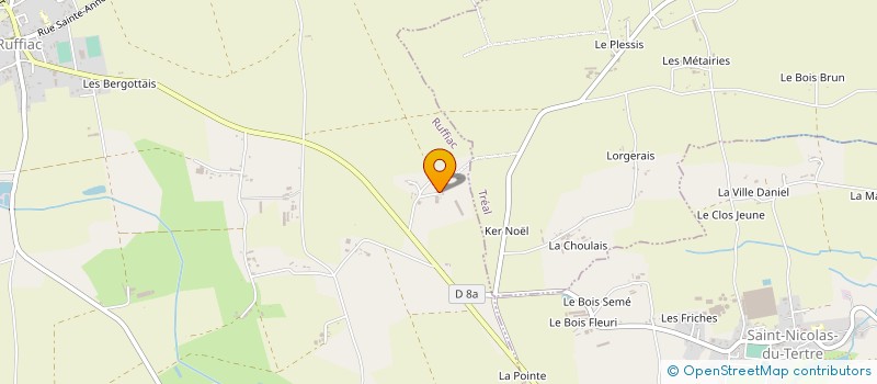 localisation de l'entreprise MADAME LAURENCE FAYE à RUFFIAC