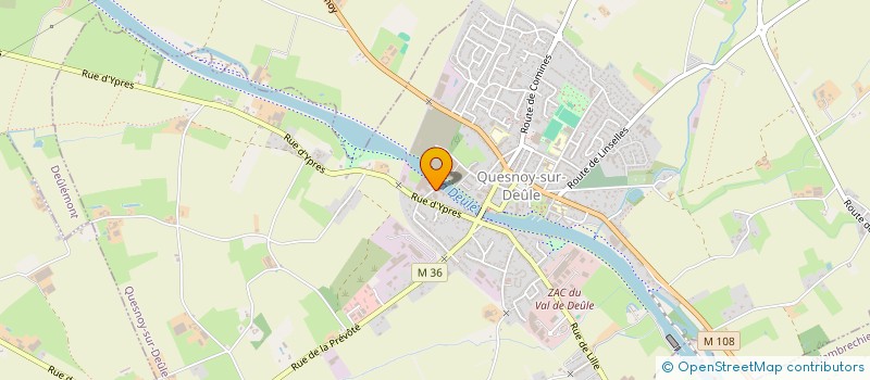 localisation de l'entreprise MADAME LAURENCE FENE à QUESNOY-SUR-DEULE