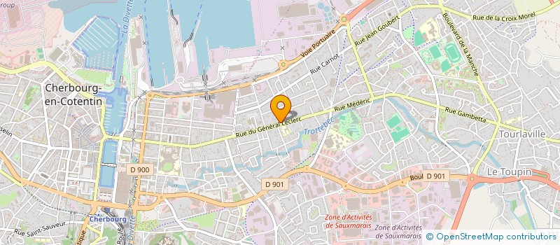 localisation de l'entreprise MADAME LAURENCE FERET  CHERBOURG-EN-COTENTIN