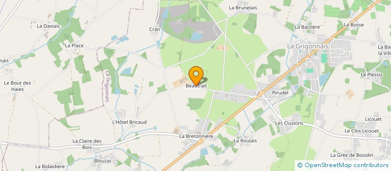 localisation de l'entreprise MADAME LAURENCE FERNANDES  LA GRIGONNAIS