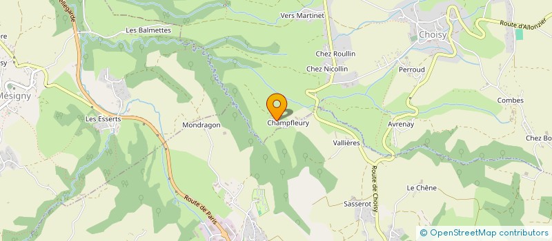 localisation de l'entreprise MADAME LAURENCE FERRASSE  CHOISY