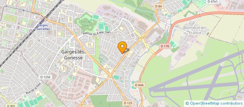 localisation de l'entreprise MADAME LAURENCE FIGUERES  GARGES LES GONESSE