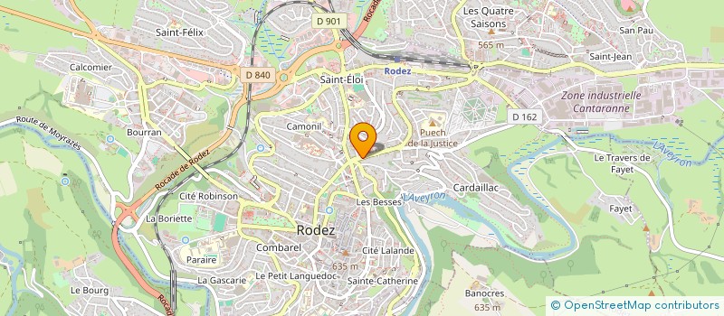 localisation de l'entreprise MADAME LAURENCE FILHOL  RODEZ