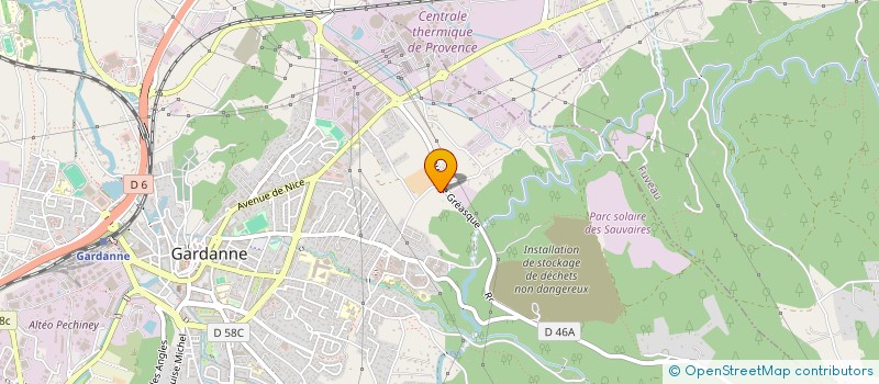 localisation de l'entreprise MADAME LAURENCE FILLASTRE  GARDANNE