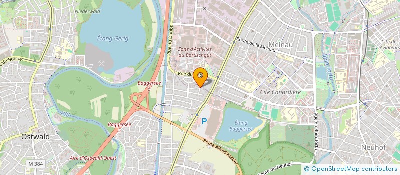 localisation de l'entreprise MADAME LAURENCE FISCHER  ILLKIRCH-GRAFFENSTADEN