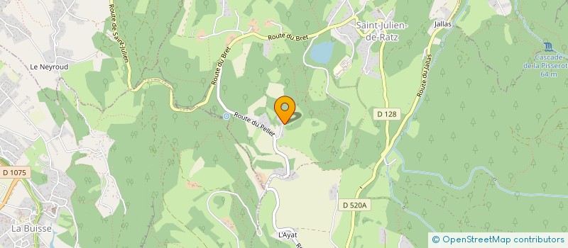 localisation de l'entreprise MADAME LAURENCE FOEX  LA SURE EN CHARTREUSE