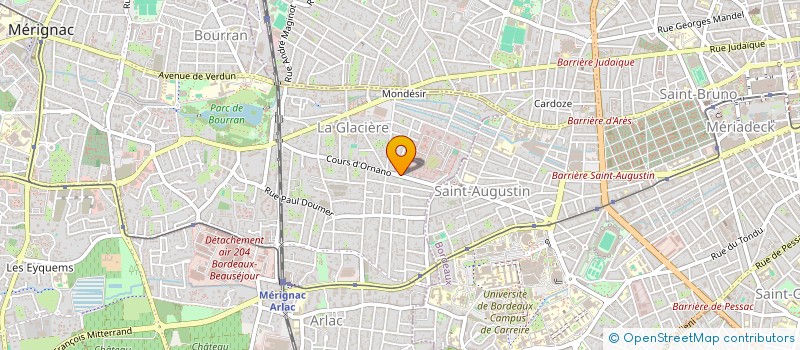 localisation de l'entreprise MADAME LAURENCE FONMARTY  MERIGNAC