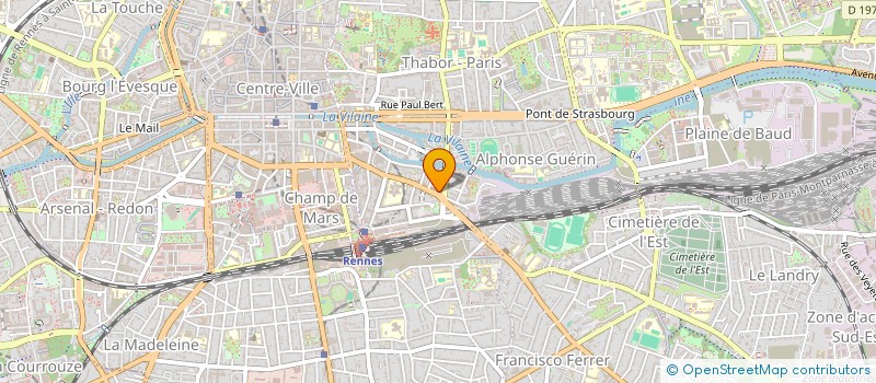 localisation de l'entreprise MADAME LAURENCE FONTAINE  RENNES