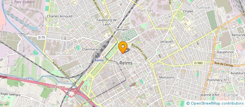 localisation de l'entreprise MADAME LAURENCE FORT  REIMS