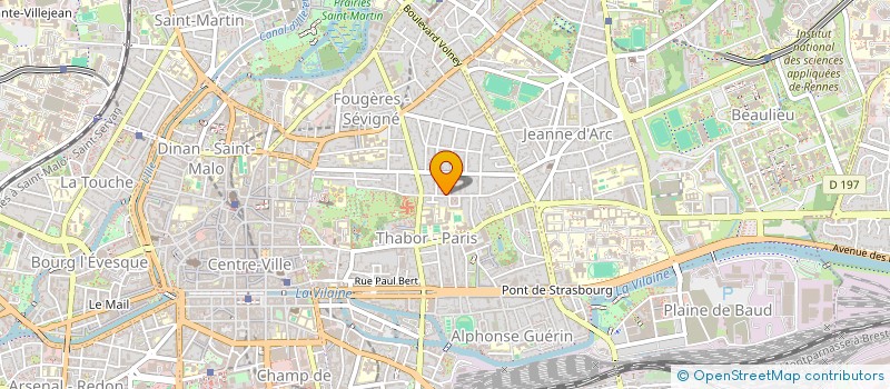 localisation de l'entreprise MADAME LAURENCE FORTIN  SAINT-MALO