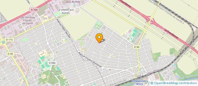 localisation de l'entreprise MADAME LAURENCE FOUASSE  MITRY-MORY