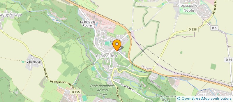 localisation de l'entreprise MADAME LAURENCE FOUILLOT  CHATEAUFORT