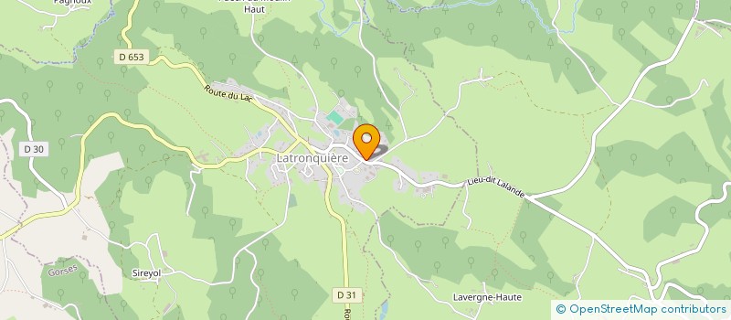 localisation de l'entreprise MADAME LAURENCE FOUR  LATRONQUIERE