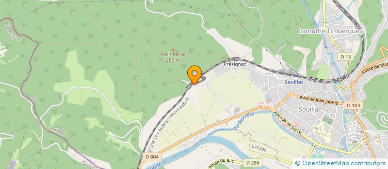 localisation de l'entreprise MADAME LAURENCE FRANCES  SOUILLAC