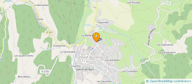 localisation de l'entreprise MADAME LAURENCE FRANCOIS  VILLARD-DE-LANS