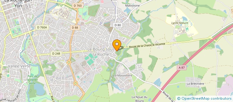 localisation de l'entreprise MADAME LAURENCE FRANCOIS  LE POIRE-SUR-VIE