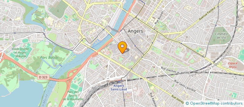 localisation de l'entreprise MADAME LAURENCE FRAPIER à ANGERS