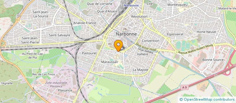 localisation de l'entreprise MADAME LAURENCE FREMY à NARBONNE