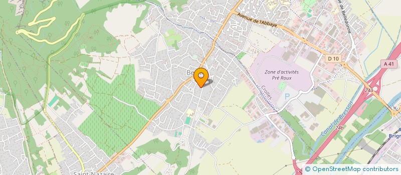 localisation de l'entreprise MADAME LAURENCE FREULON  BERNIN