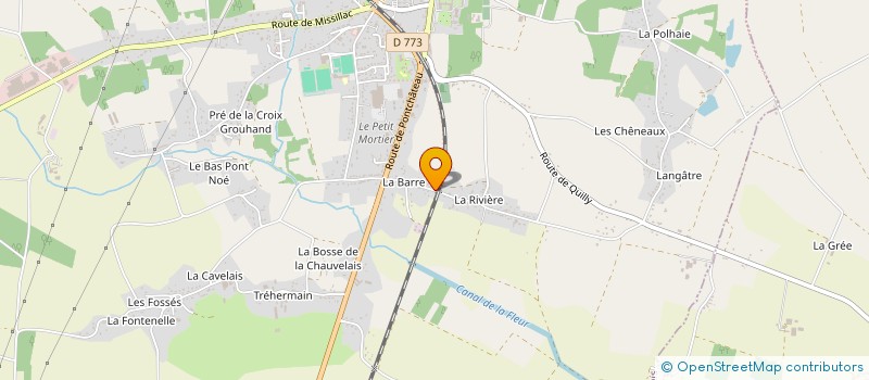 localisation de l'entreprise MADAME LAURENCE FRIOT  DREFFEAC