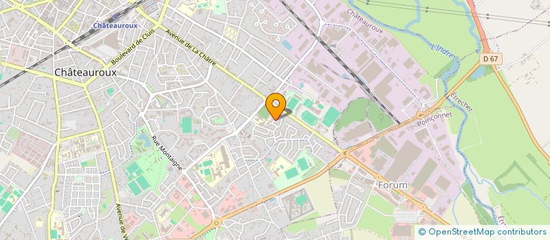 localisation de l'entreprise MADAME LAURENCE FROMENTIN à CHATEAUROUX