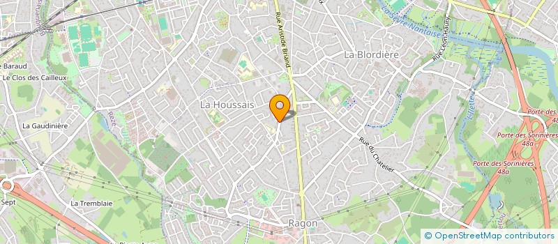 localisation de l'entreprise MADAME LAURENCE GABILLET  REZE