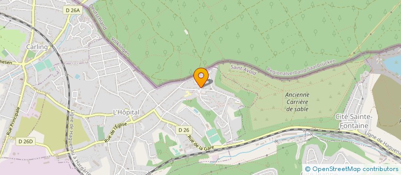 localisation de l'entreprise MADAME LAURENCE GADONNEIX  L'HOPITAL