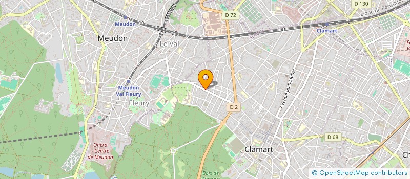 localisation de l'entreprise MADAME LAURENCE GAGNANT à CLAMART