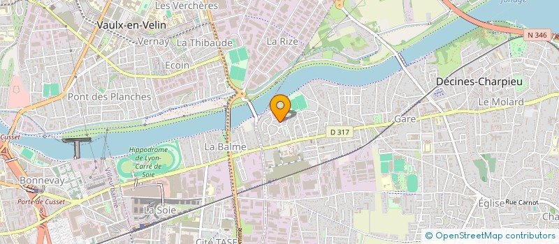 localisation de l'entreprise MADAME LAURENCE GAGNIEUX  DECINES-CHARPIEU