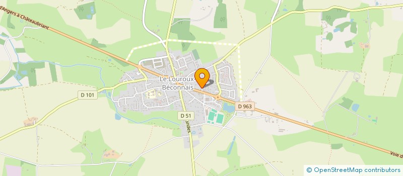 localisation de l'entreprise MADAME LAURENCE GAILLARD  VAL D'ERDRE-AUXENCE