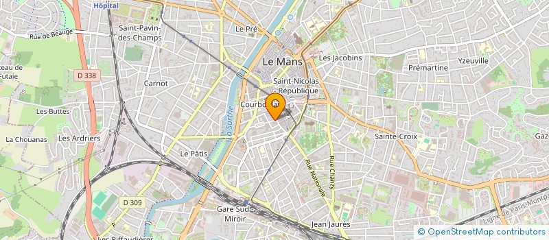 localisation de l'entreprise MADAME LAURENCE GALBRUN  LE MANS