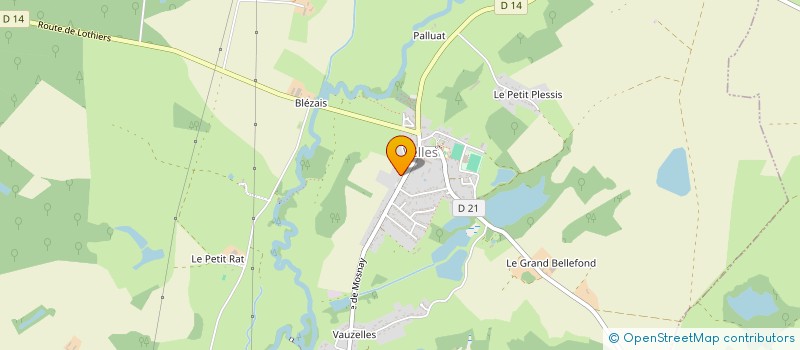 localisation de l'entreprise MADAME LAURENCE GALLIENNE à VELLES