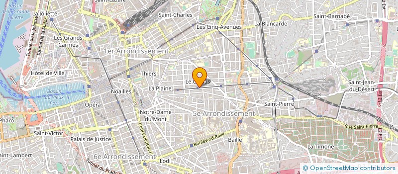 localisation de l'entreprise MADAME LAURENCE GALMES  MARSEILLE