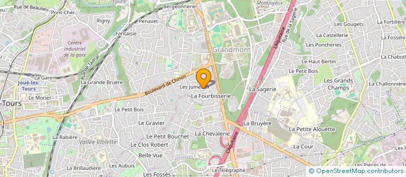 localisation de l'entreprise MADAME LAURENCE GAMBIEZ  JOUE-LES-TOURS